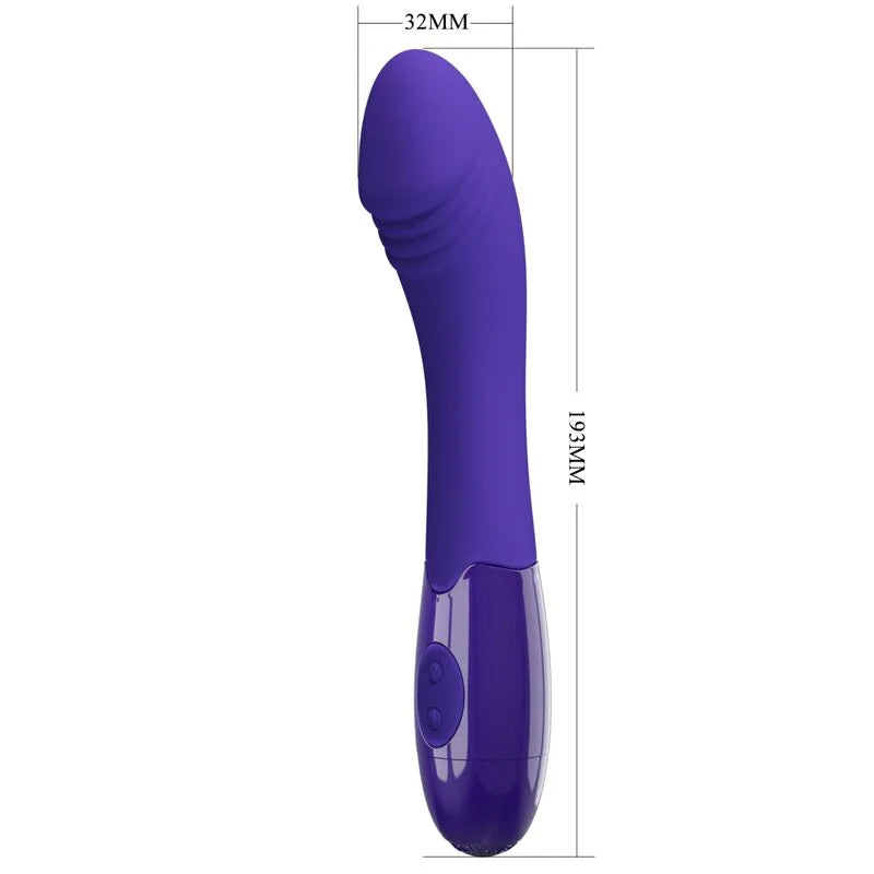 Pretty Love - Elemental Violet Rechargeable Vibe - PlayBlue