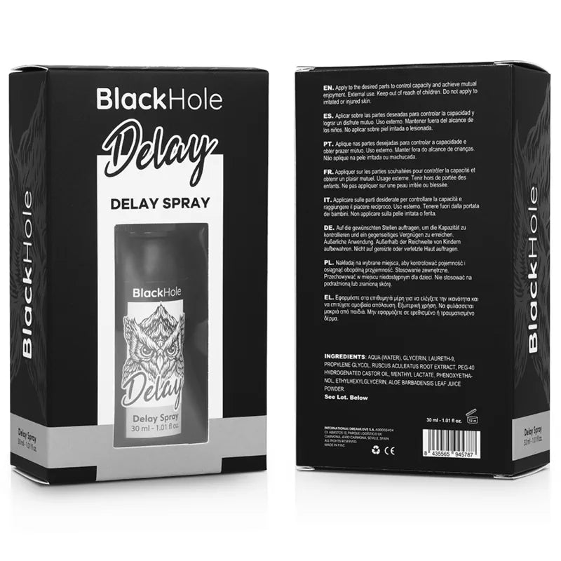 BLACK HOLE - Delay Spray Forte 30ml - PlayBlue