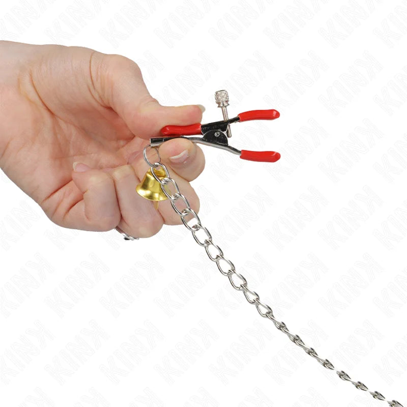 Kink - Bell Triple Nipple & Clit Clamps - PlayBlue
