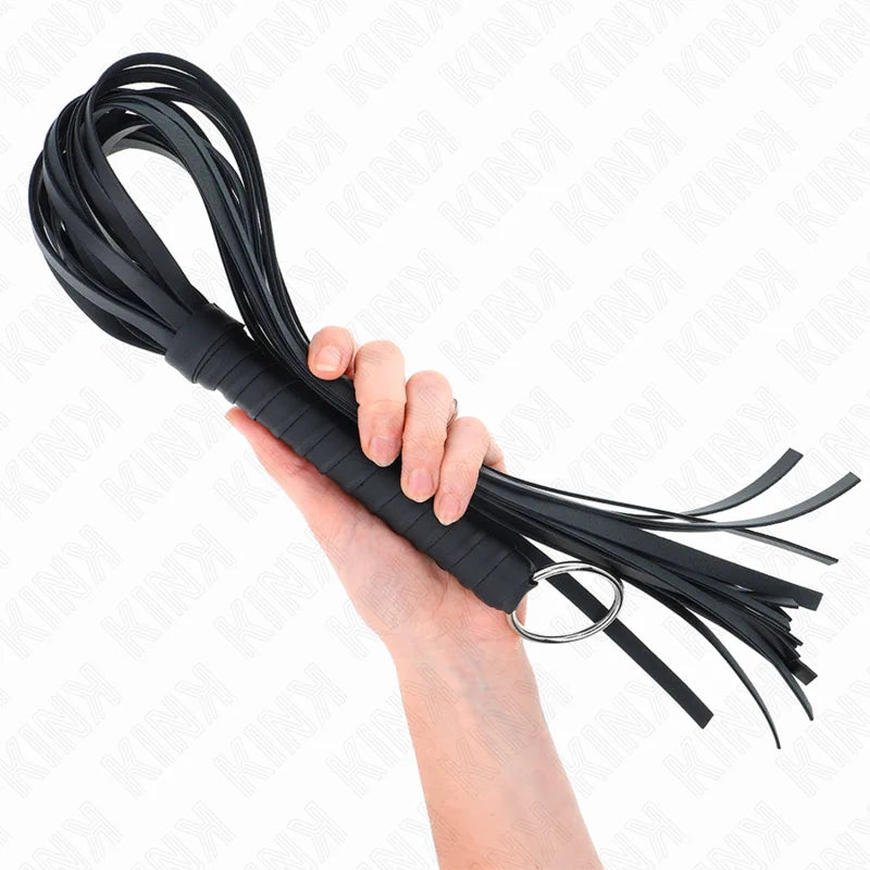 Kink - Whip with Ring 65cm - PlayBlue