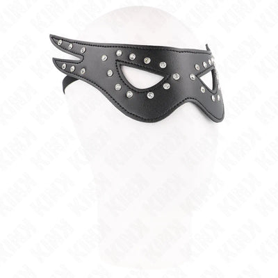 Kink - Sexy Leatherette Mask 27cm - 13cm - PlayBlue