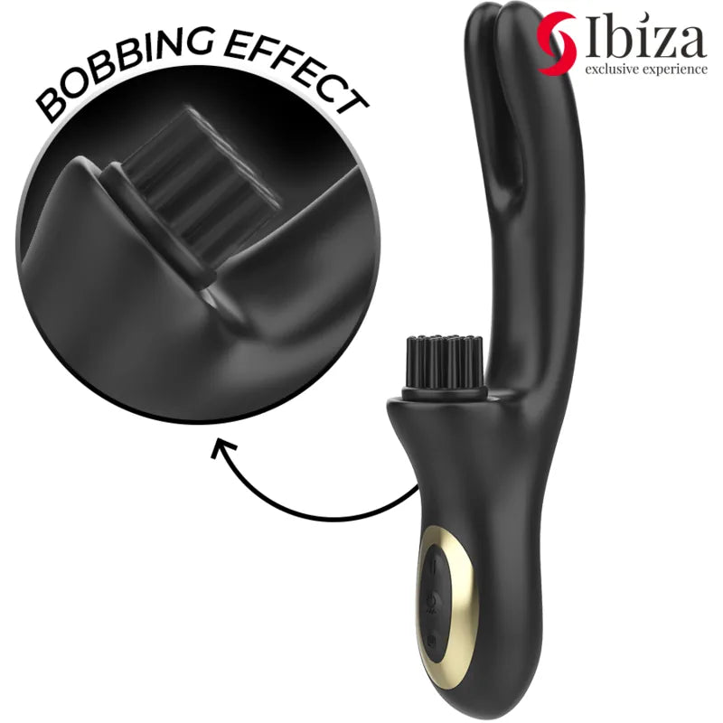 Ibiza - Hi-Tech Brushing Rabbit with Double Wave Vibrator Action - PlayBlue
