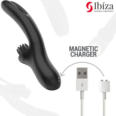 Ibiza - Hi-Tech Brushing Rabbit with Double Wave Vibrator Action - PlayBlue