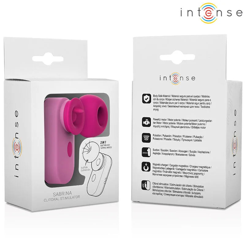 Intense - Sabrina Clit Stimulator - Tapping Tongue - PlayBlue