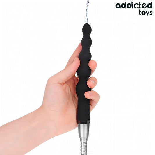 Addicted Toys - Anal Cleaner with Universal Shower Adapter - PlayBlue