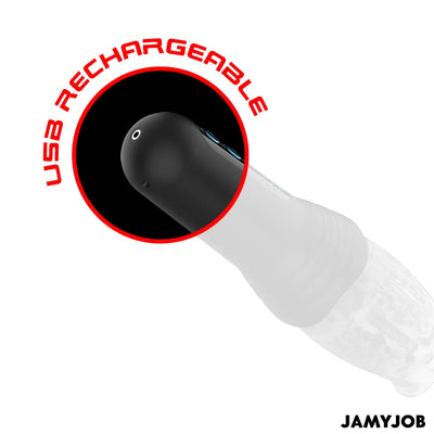JamyJob - Spinjob 2.0 Thrusting and Rotating Masturbator - PlayBlue
