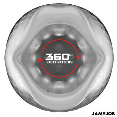 JamyJob - Spinjob 2.0 Thrusting and Rotating Masturbator - PlayBlue