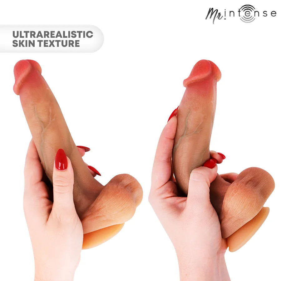 Mr Intense - Ultra-Realistic 8" Silicone Dildo - PlayBlue