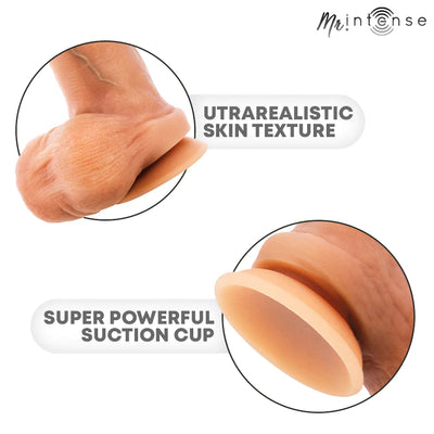 Mr Intense - Ultra-Realistic 8" Silicone Dildo - PlayBlue
