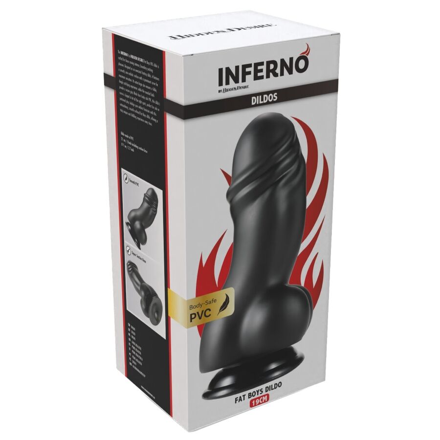 Hidden Desire - Inferno Extreme Fat Boys Dildo - PlayBlue