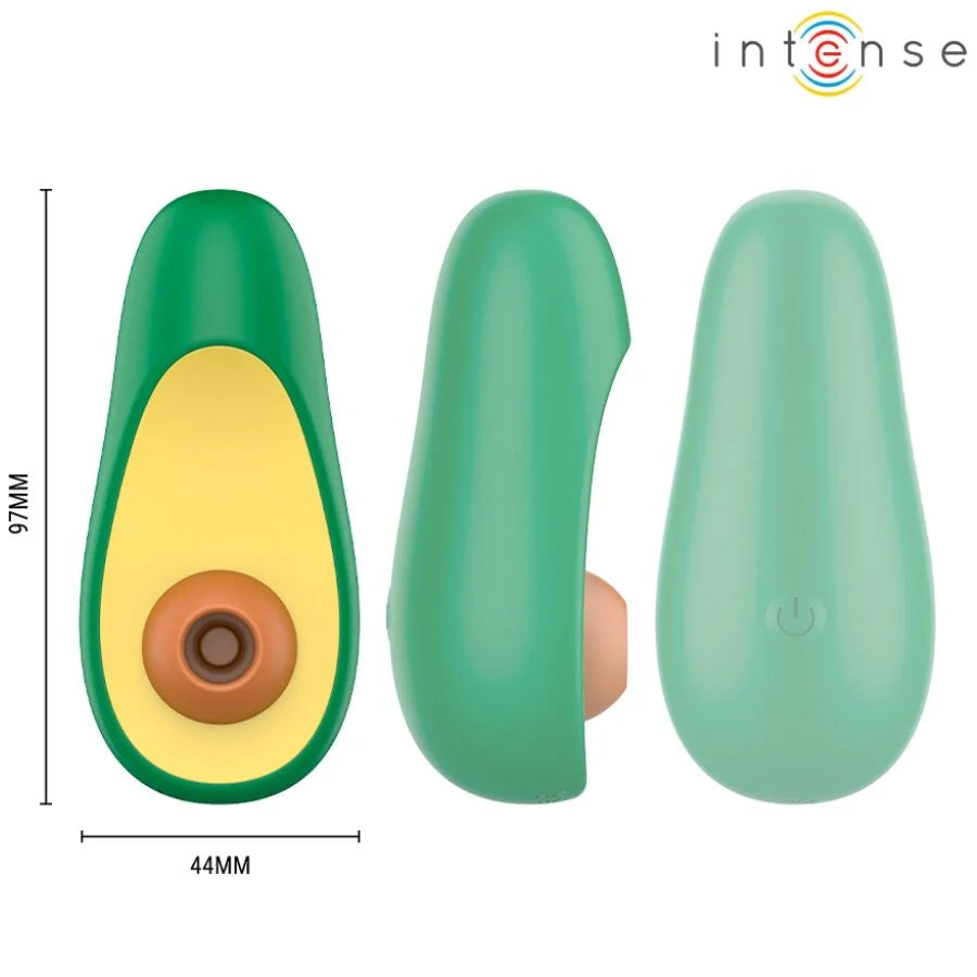 Intense - Waki Avocado Clitoral Sucton Stimulator - PlayBlue