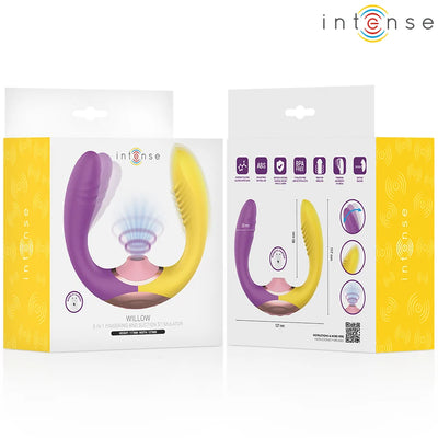 Intense - Willow 3-IN-1 Suction - Vibration Stimulator - PlayBlue