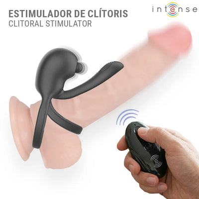 Intense - Spike Remote Controlled Multi Vibrating Ring - PlayBlue