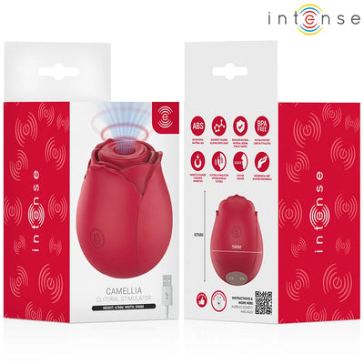 Intense - Camellia Rose Suction Stimulator - PlayBlue