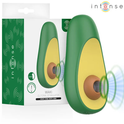 Intense - Waki Avocado Clitoral Sucton Stimulator - PlayBlue