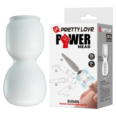 Pretty Love - Susan Power Head Wand Attachment Masturbator - PlayBlue
