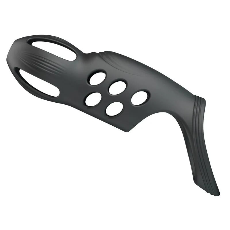 Pretty Love - Craig Rechargeable Vibrating Penis Sleeve - PlayBlue