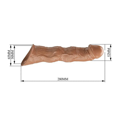 Pretty Love - Adjustable Penis Extension Sleeve 11" - PlayBlue