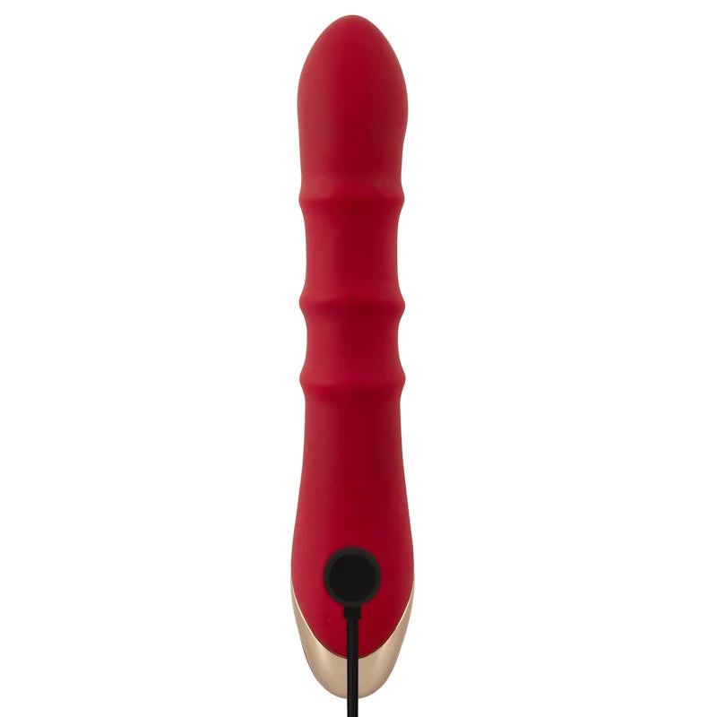 Rabbit Vibrator with 3 Moving Massage Rings