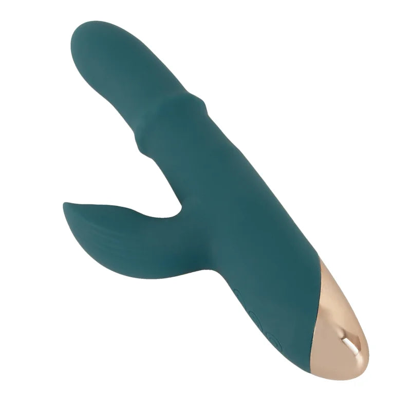 Thumping Rabbit Vibrator with Moving Ring PlayBlue Thumping Rabbit Vibrator with Moving Ring PlayBlue