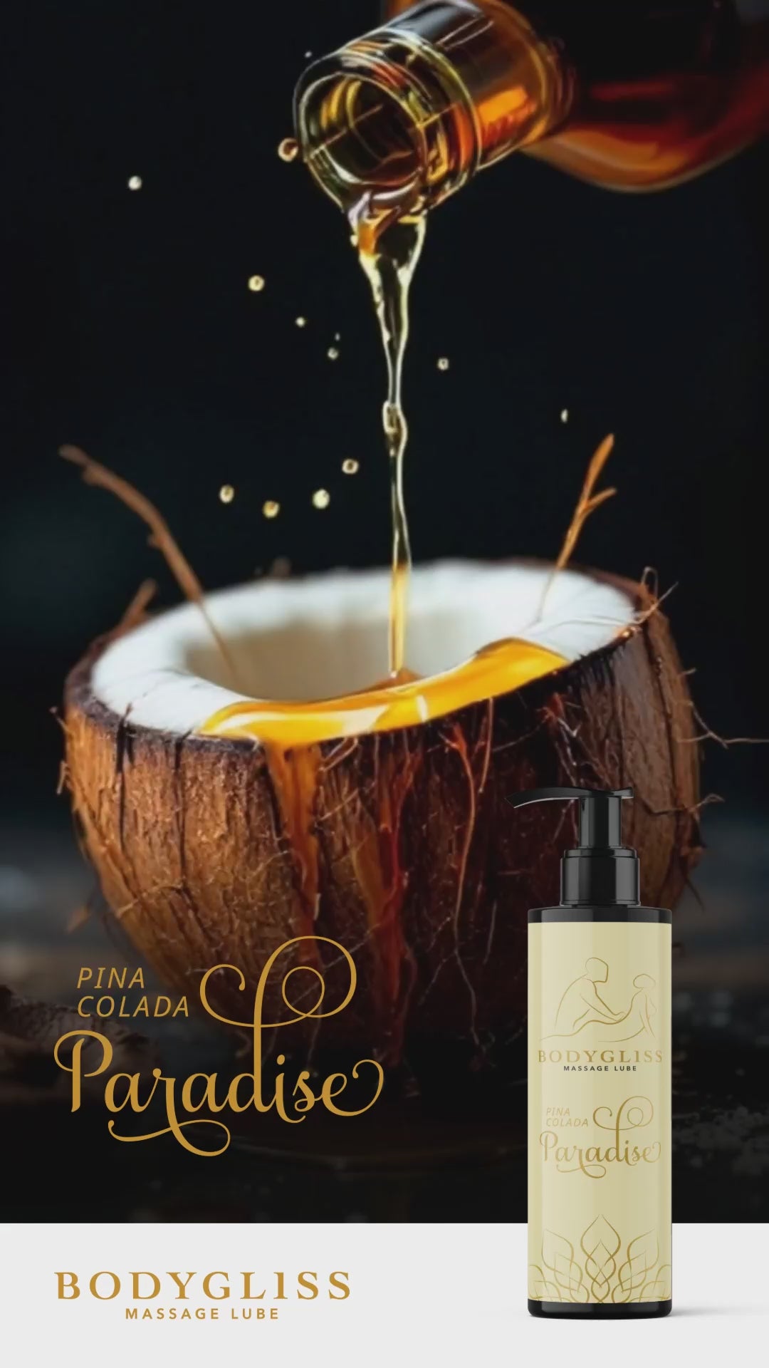 BodyGliss - Massage Oil and Lubricant in One Pina Colada - 150ml