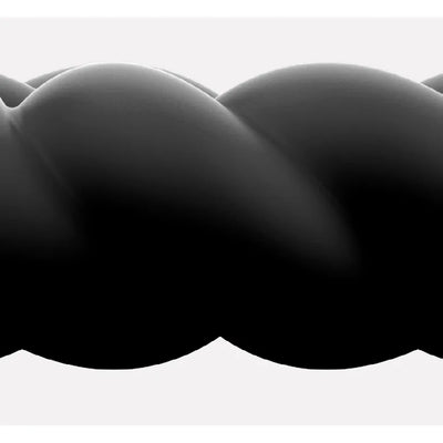 Rocks Off - Twist Liquid Silicone C-Ring - PlayBlue
