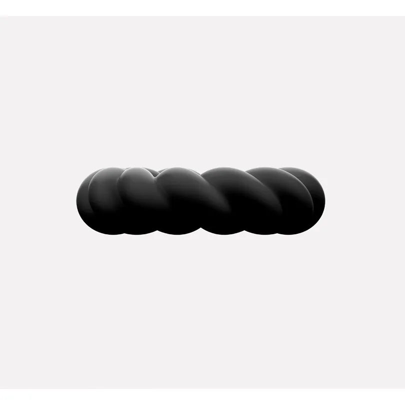 Rocks Off - Twist Liquid Silicone C-Ring - PlayBlue