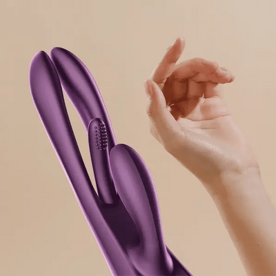 Honey Play Box - Terri Kinky Finger Tapping Rabbit Vibrator - PlayBlue
