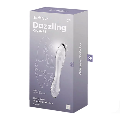 Satisfyer - Dazzling Crystal - Glass Dildo - PlayBlue