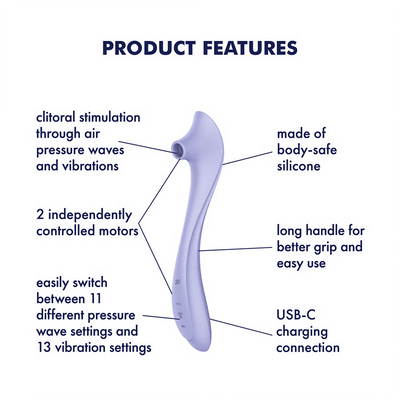 Satisfyer - Easy Lover - Long Reach - Air Pulse Vibrator