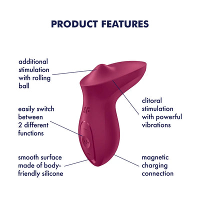 Satisfyer - Exciterrr Rolling Ball Vibrator - PlayBlue