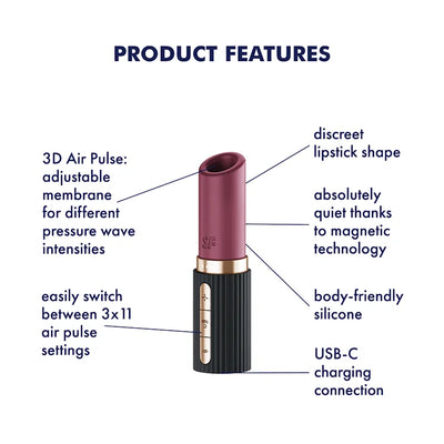 Satisfyer - Deep Kiss - Silent Pleasure - PlayBlue
