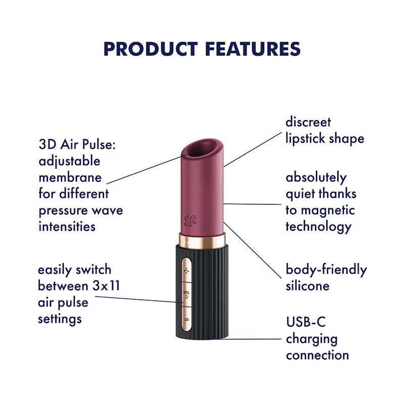 Satisfyer - Deep Kiss - Silent Pleasure - PlayBlue