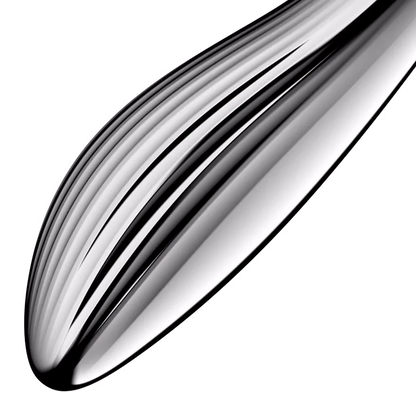 Satisfyer - Pure Gravity 1 - Stainless Steel Dual Dildo - PlayBlue