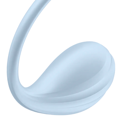 Satisfyer Smooth Petal Connect Love Egg - PlayBlue