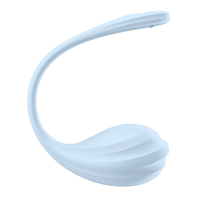 Satisfyer Smooth Petal Connect Love Egg - PlayBlue