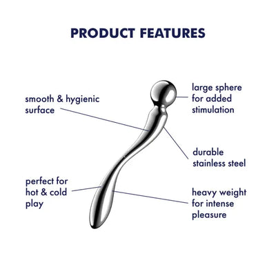 Satisfyer - Star Force 2 - Stainless Steel Temperature Play - PlayBlue