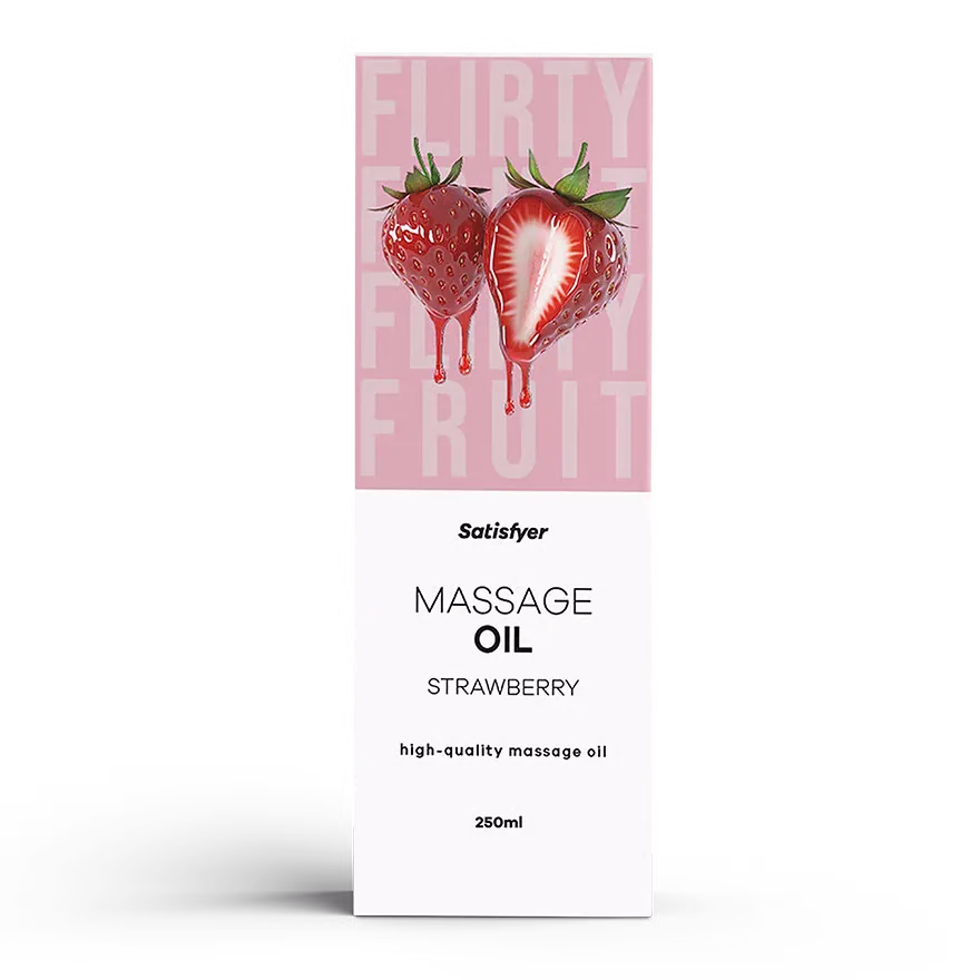 Satisfyer Massage Oil - Strawberry - 250ml