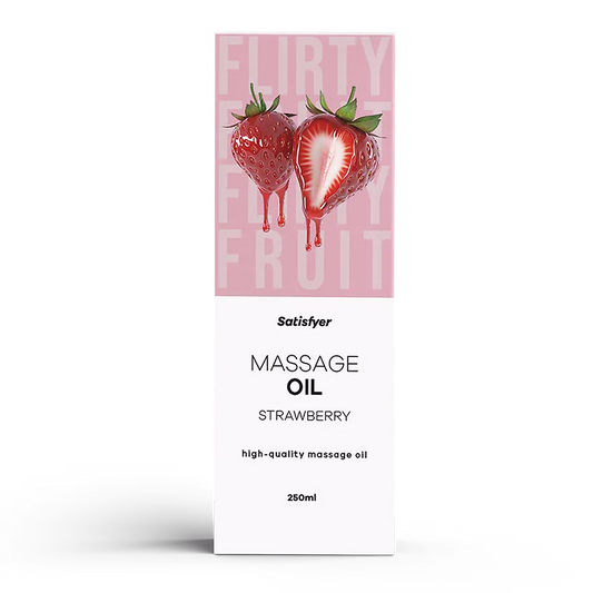 Satisfyer Massage Oil - Strawberry - 250ml