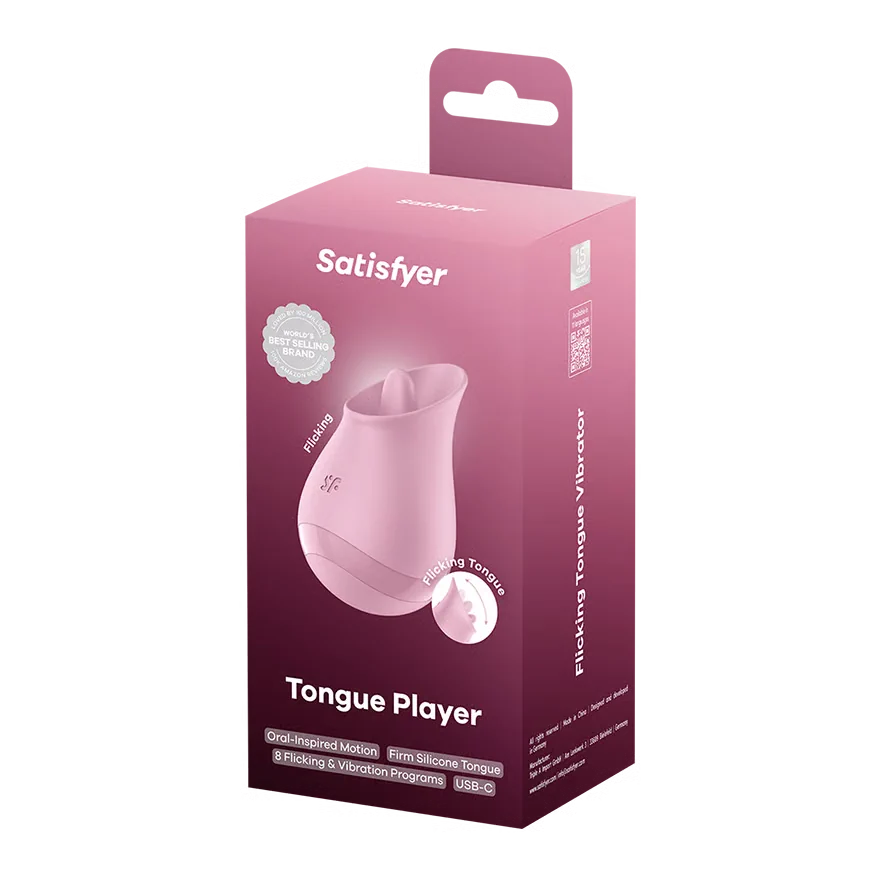 Satisfyer - Tongue Player - Flicks & Vibrates - PlayBlue