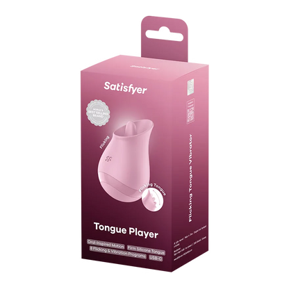 Satisfyer - Tongue Player - Flicks & Vibrates - PlayBlue