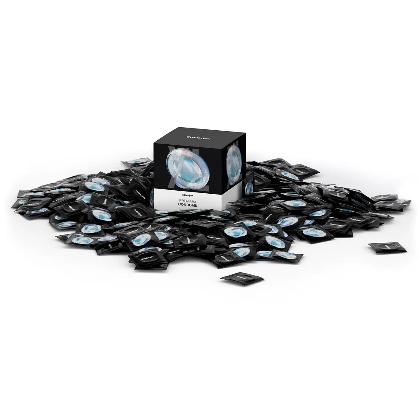 Satisfyer - Premium Condoms XL King Size - 100 pack - PlayBlue