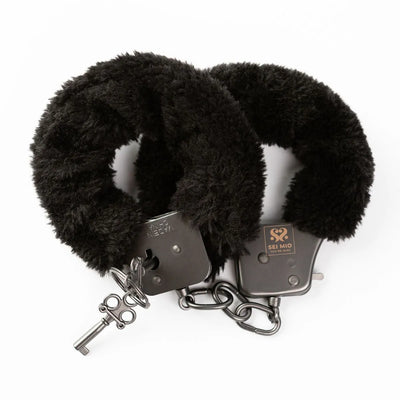 Sei Mio - Cuff Love - Furry Metal Handcuffs - PlayBlue