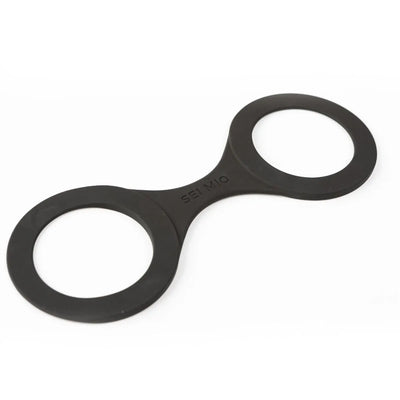 Sei Mio - Handi-Cuffs Medium Super Strong Silicone Cuffs - PlayBlue