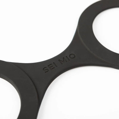 Sei Mio - Handi-Cuffs Medium Super Strong Silicone Cuffs - PlayBlue