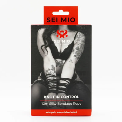 Sei Mio - Knot in Control - 10m Silky Bondage Rope - PlayBlue