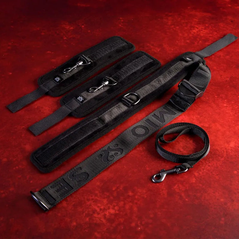 Sei Mio - Firmly in Check - Neck & Wrist Restraint Kit - PlayBlue