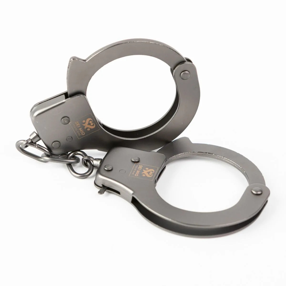Sei Mio - Secure and Begging for Amore - Robust Metal Handcuffs - PlayBlue
