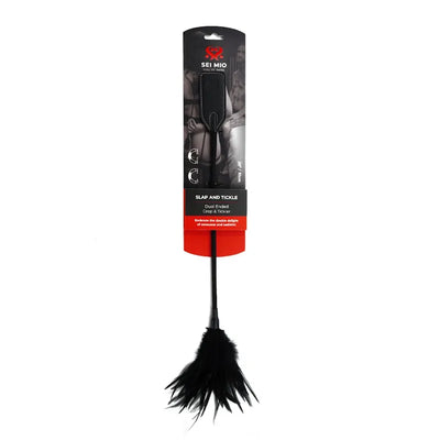 Sei Mio - Slap and Tickle - Dual Ended Crop Tickler - PlayBlue
