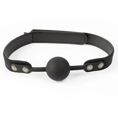 Sei Mio - Strictly Come Quietly - Soft Strap Silicone Ball Gag - PlayBlue